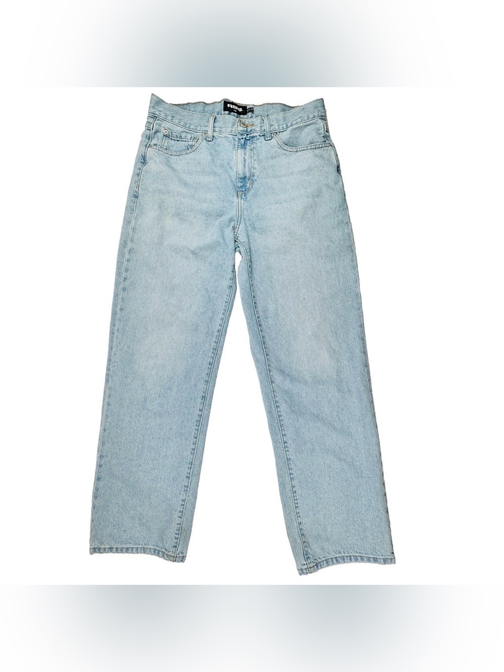 RSQ Mens 32x32 Baggy Wide Leg Jeans Light Wash Y2K Skater Relaxed Denim